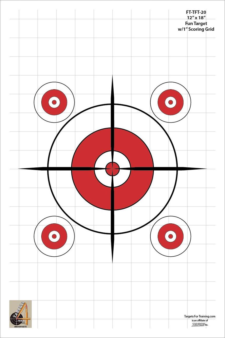 ft tft 20 pkg of 20 targets targets 4 training